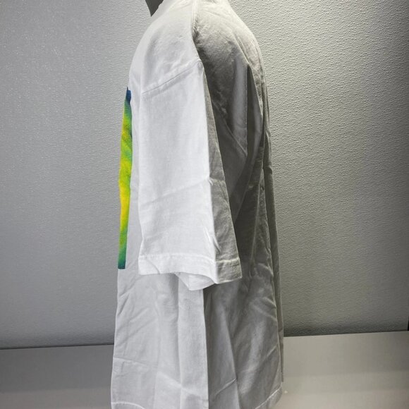 NEW ANDREW Men’s Graphic Short Sleeve Tee Shirt White Size XL - Picture 2 of 5